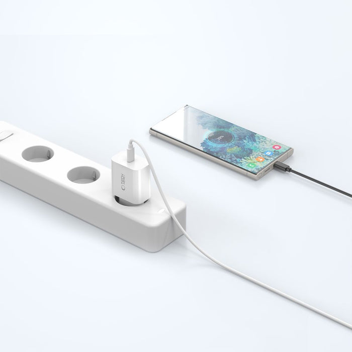 Tech-Protect NC20W wall charger USB-C port - white