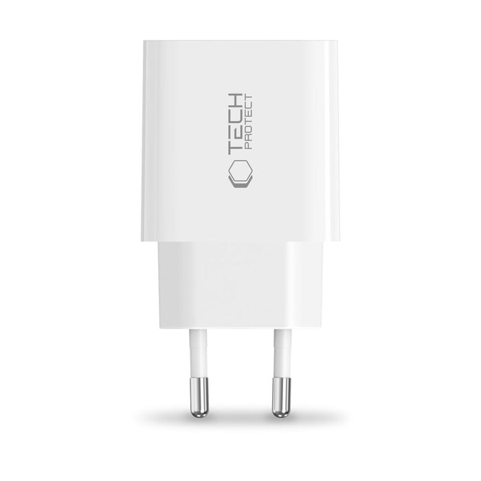 Tech-Protect NC20W wall charger USB-C port - white