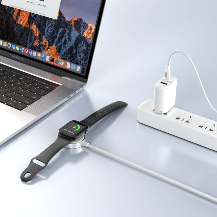 Tech-Protect UltraBoost USB-A Inductive Charger for Apple Watch 1m - White