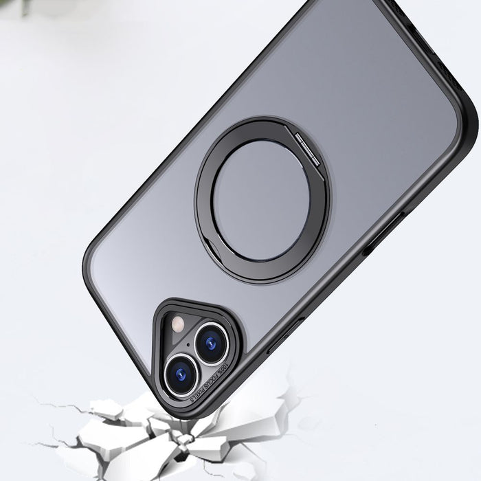 Tech-Protect MagRing MagSafe case for iPhone 16e / 17e - matte black