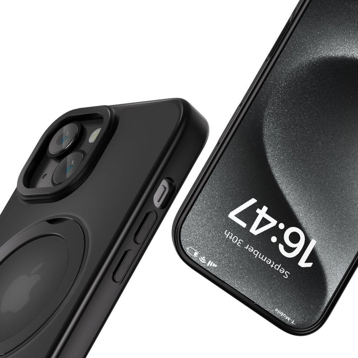 Tech-Protect MagRing MagSafe case for iPhone 16e / 17e - matte black