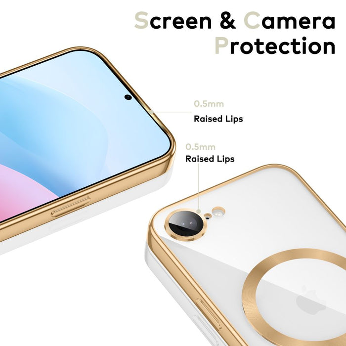 Tech-Protect MagFlex MagSafe Case for iPhone 16e / 17e - Gold
