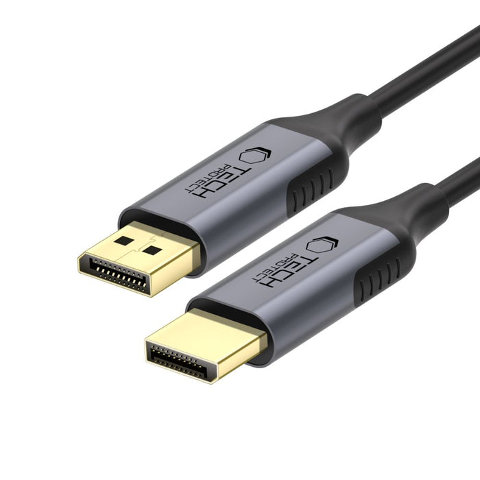 Tech-Protect UltraBoost DisplayPort to DisplayPort 1.4 4K 60Hz Cable 2m - Black