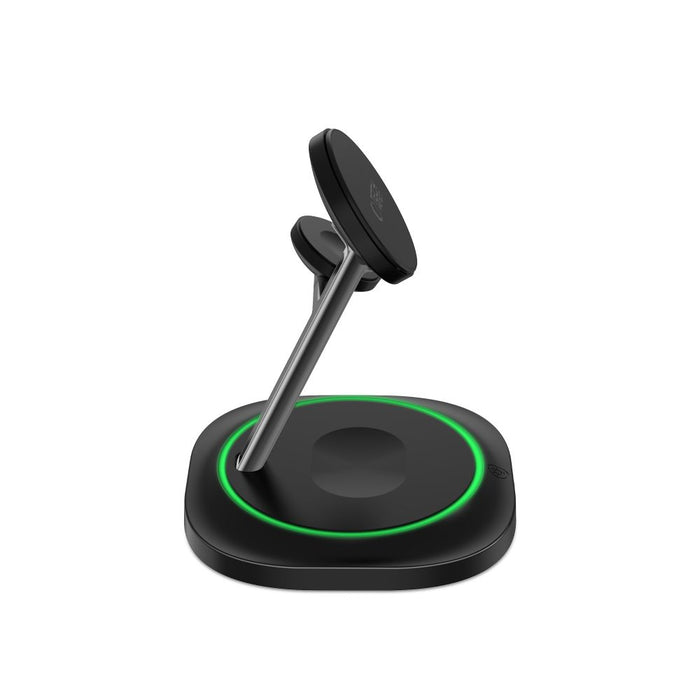 Tech-Protect QI15W-A46 3in1 Magnetic MagSafe Inductive Charger - Black