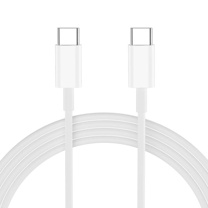 Tech-Protect NC20W PD20W USB-C wall charger with USB-C cable - white