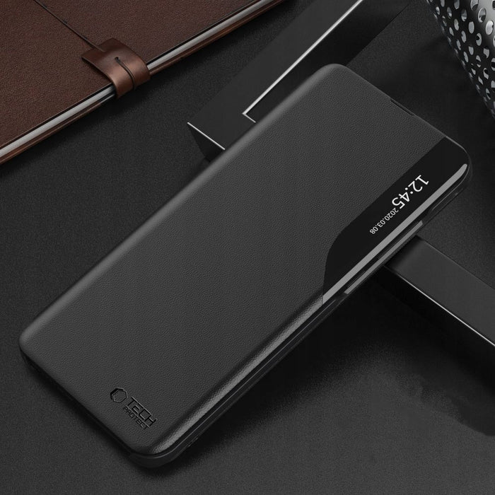 Tech-Protect Smart View case for Xiaomi Redmi 12 - black