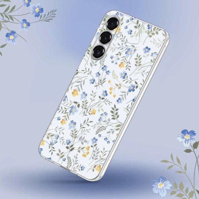 Tech-Protect FlexAir Case for Samsung Galaxy A56 5G - Daisies with Leaves