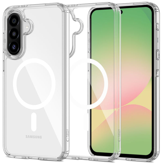 Tech-Protect FlexAir Hybrid MagSafe Case for Samsung Galaxy A56 5G - Transparent