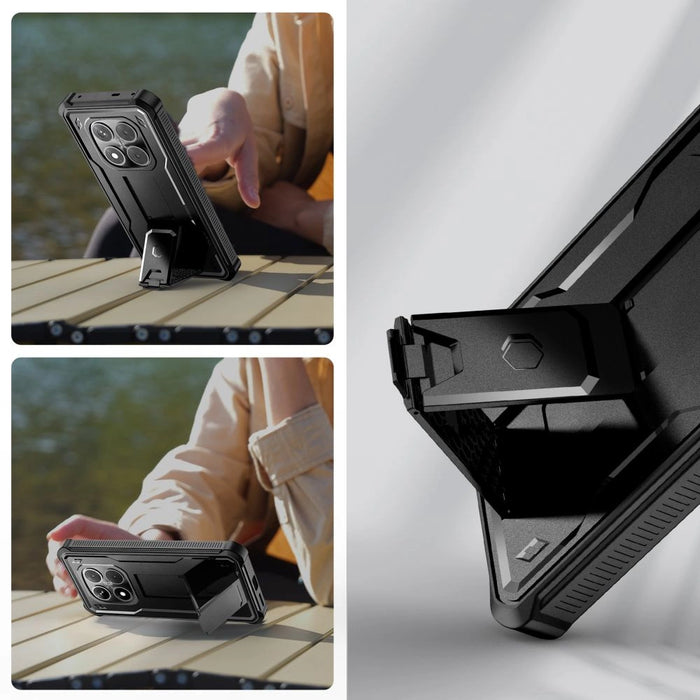 Tech-Protect Kevlar Pro Case for Xiaomi Redmi Note 14 Pro 5G / Poco X7 5G - Black