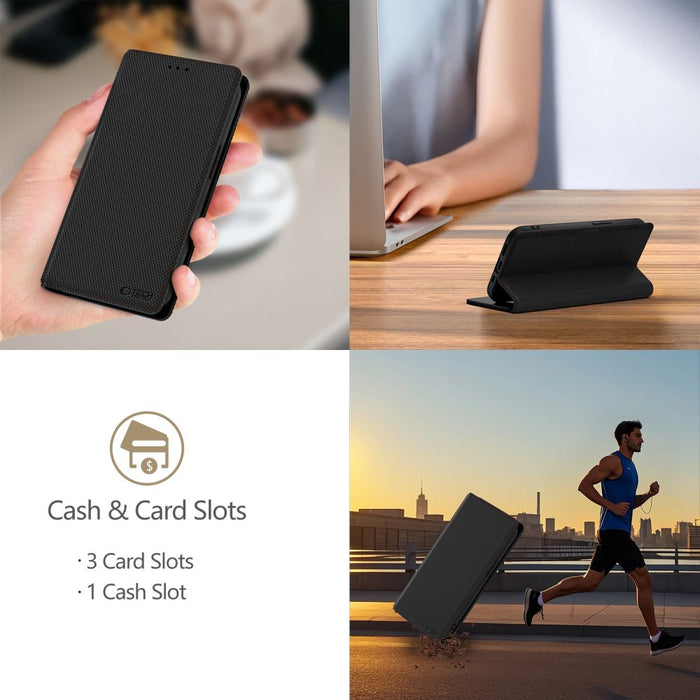 Tech-Protect Wallet RS Case for Samsung Galaxy A56 5G - Black