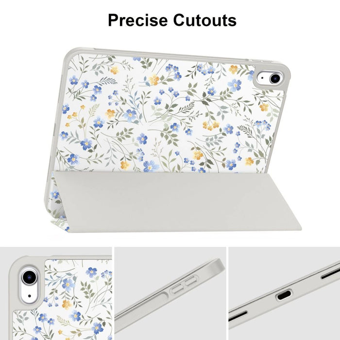 Tech-Protect SC Pen Case for iPad 10.9&quot; 2022 (10th gen.) / 11&quot; 2025 (11th gen.) - Daisies with Leaves