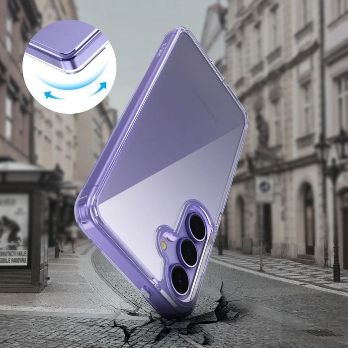 Tech-Protect FlexAir Hybrid Case for Samsung Galaxy S25 Edge - Clear