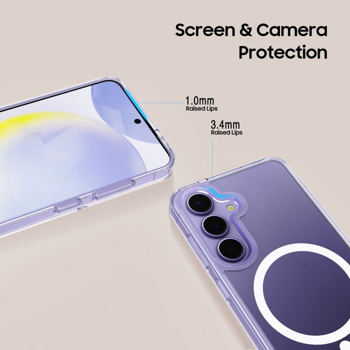 Tech-Protect FlexAir Hybrid MagSafe Case for Samsung Galaxy S25 Edge - Clear
