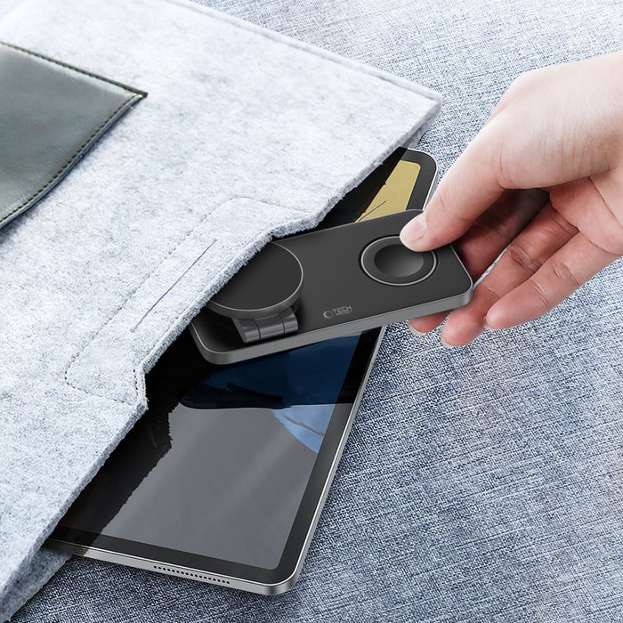 Tech-Protect QI15W-A47 MagSafe 3in1 Inductive Charger + USB-C Cable - Black