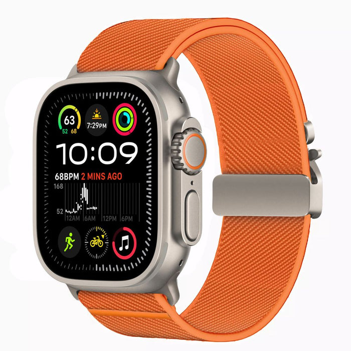 Tech-Protect Nylon Clasp for Apple Watch 44/45/46/49mm - Orange
