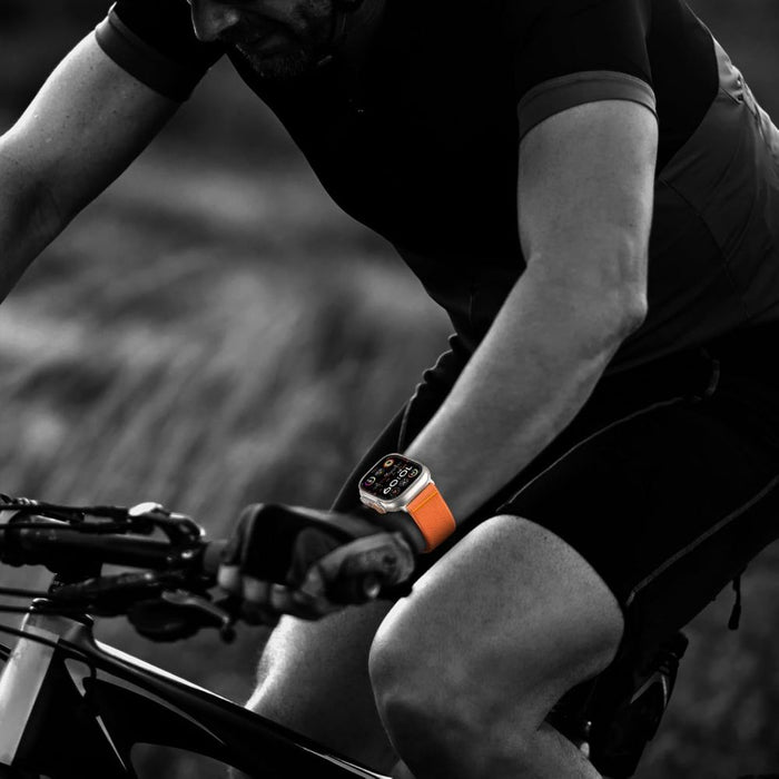 Tech-Protect Nylon Clasp for Apple Watch 44/45/46/49mm - Orange