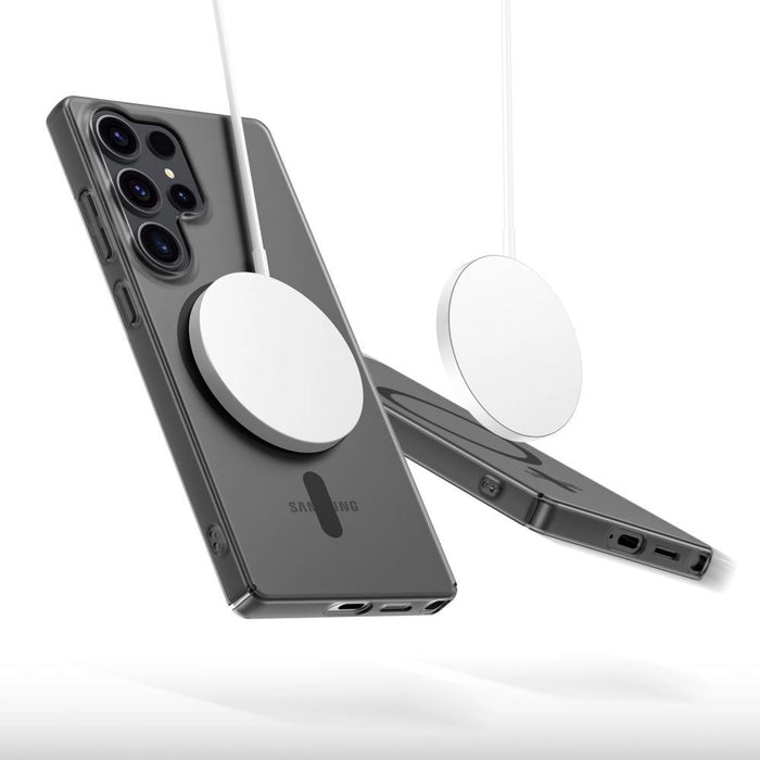 Tech-Protect MagSlim MagSafe case for Samsung Galaxy S25 Edge - matte black
