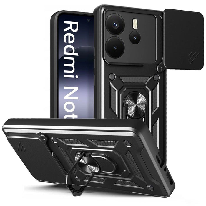 Tech-Protect CamShield Pro Case for Xiaomi Redmi Note 14 4G / LTE - Matte Black