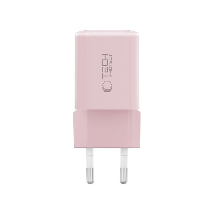 Tech-Protect NCM33W 2-port PD33W/QC3.0 wall charger - pink
