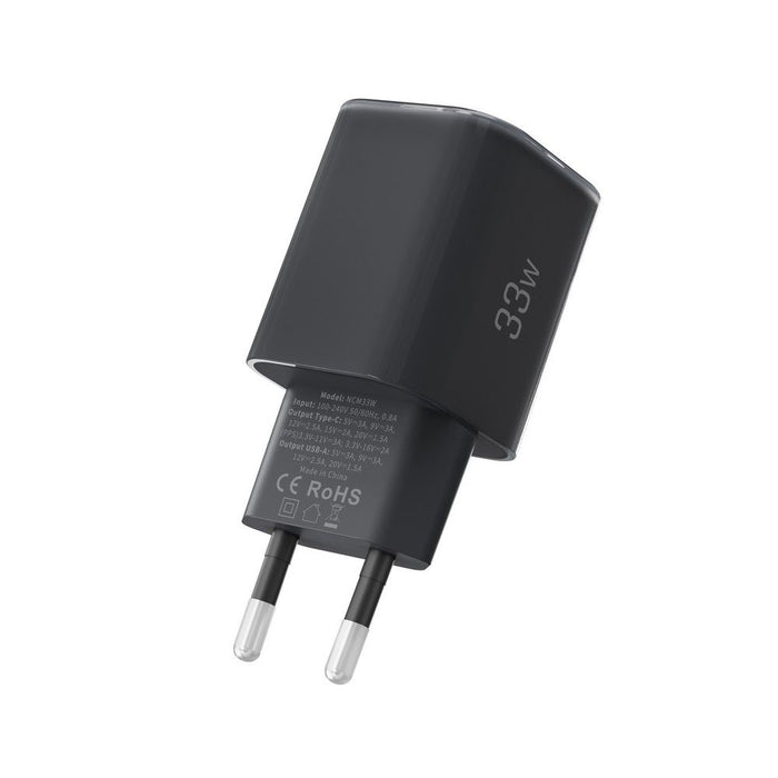 Tech-Protect NCM33W 2-port PD33W/QC3.0 wall charger - black