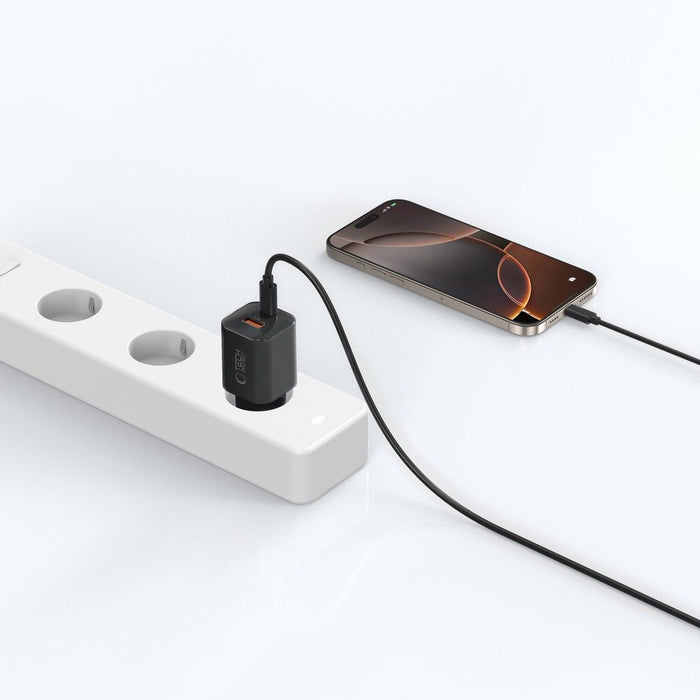 Tech-Protect NCM33W 2-port PD33W/QC3.0 wall charger - black