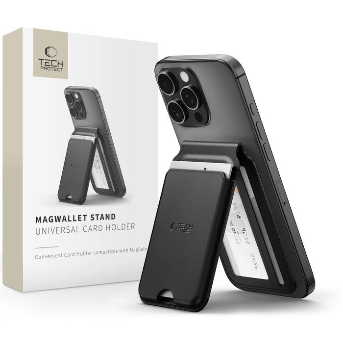 Tech-Protect MagWallet Stand MagSafe Universal Case - Black