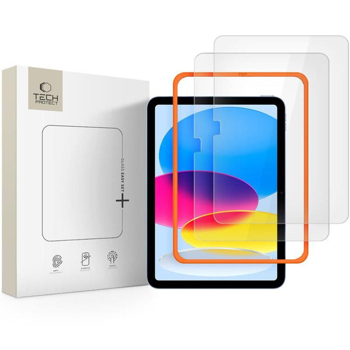 Tech-Protect Easy Set+ 2-pack tempered glass for iPad 10.9” 2022 / iPad 11” 2025