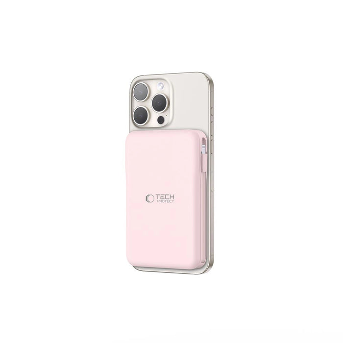 Powerbank Tech-Protect PB31 LifeMag MagSafe 10000 mAh - pink