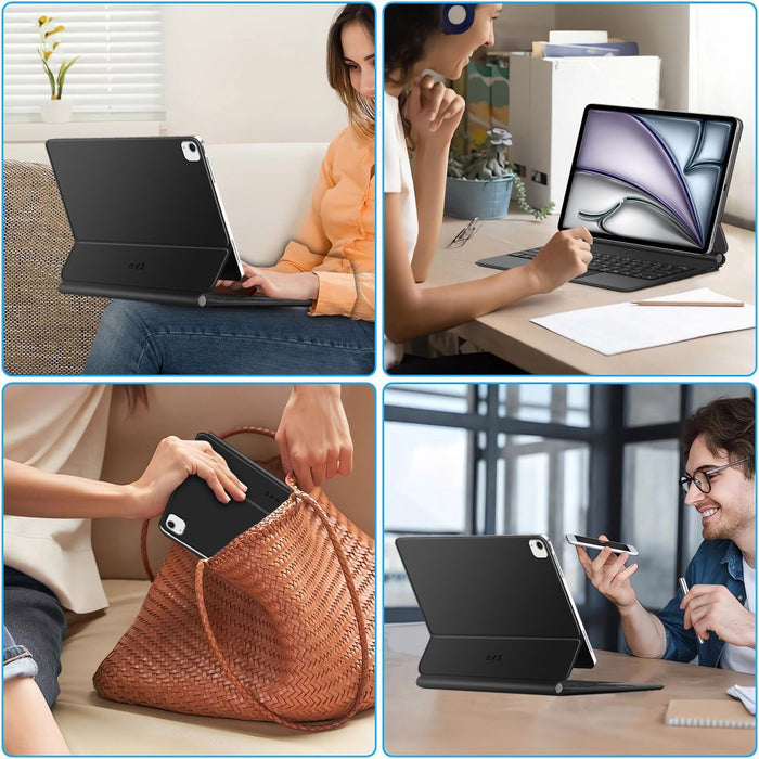Tech-Protect Smartcase Magnetic with Keyboard for iPad Pro 12.9” (2020 /2021/2022) / 13” (2024/2025/2026) - Black