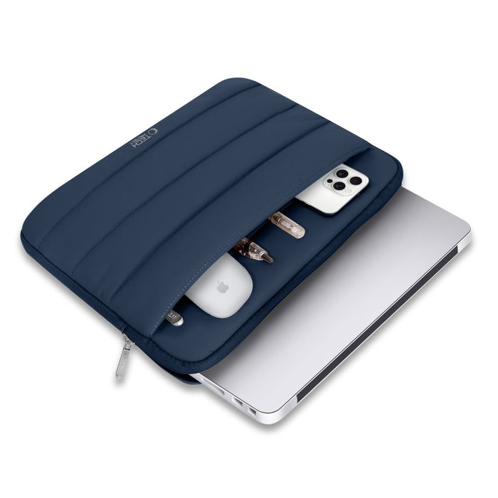Tech-Protett Fluffy Laptop Bag 13-14 - Navy Blue