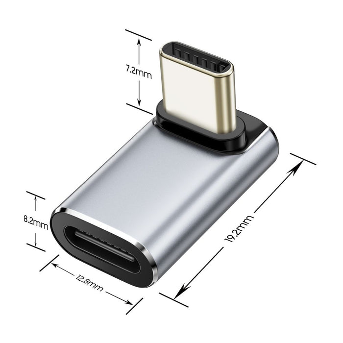 Tech-Protect Ultraboost AA02 USB-C Angled Adapter - Gray