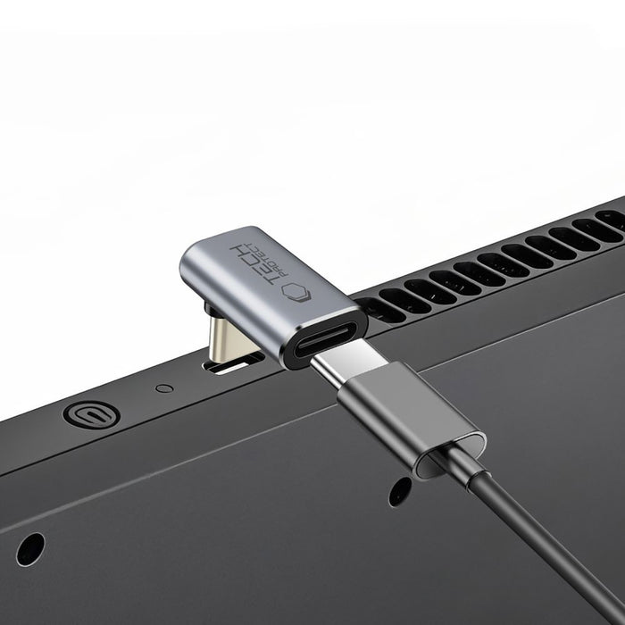Tech-Protect Ultraboost AA03 USB-C Angled Adapter - Gray