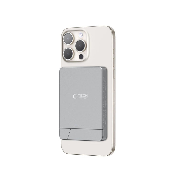 Powerbank Tech-Protect PB14 LifeMag MagSafe 5000 mAh - gray