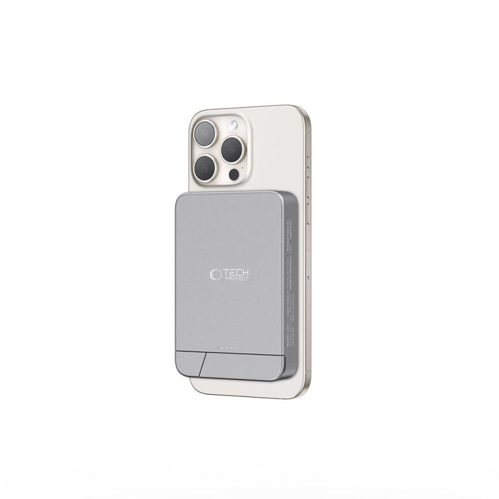Powerbank Tech-Protect PB14 LifeMag MagSafe 10000 mAh - gray