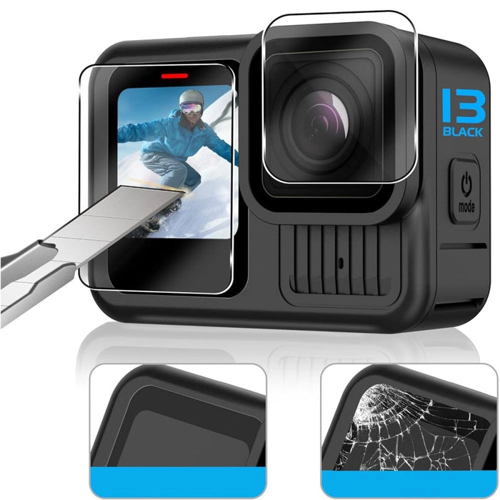 Tech-Protect Glass Fit+ 2-pack tempered glass for GoPro Hero 9 / 10 / 11 / 12 - transparent