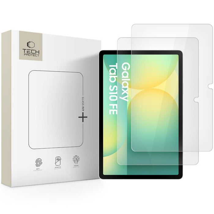 Tech-Protect Glass Fit+ 2-pack tempered glass for Samsung Galaxy Tab S7 / S8 / S9 11.0 / S9 FE / S10 FE 10.9 - transparent