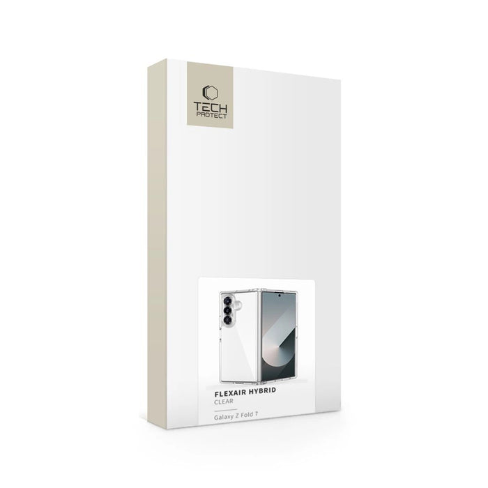 Tech-Protect FlexAir Hybrid Case for Samsung Galaxy Z Fold 7 - Transparent