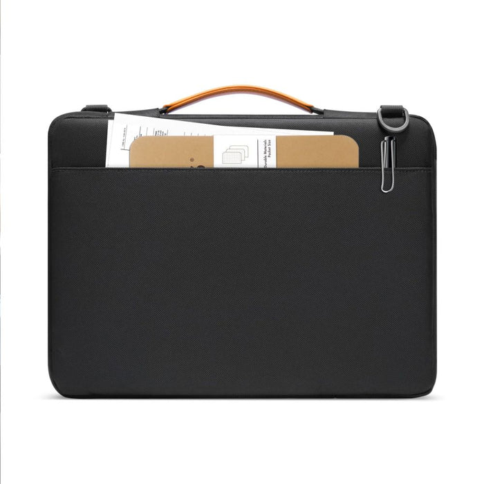 Tech-Protect Defender Bag for 15-16 Laptop - Black and Orange
