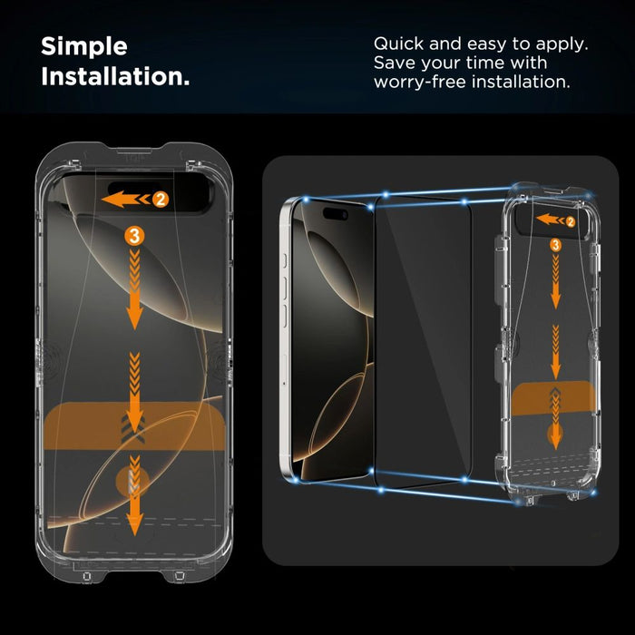 Tech-Protect Quick Set Spy+ Privacy Glass 2-pack for iPhone 15 / 16