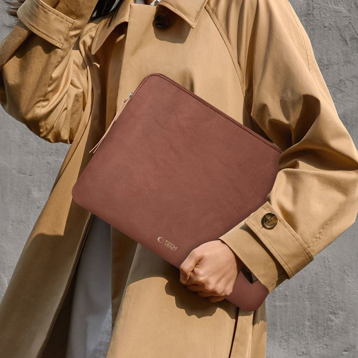 Tech-Protect Fleece Laptop Bag 15-16 - Brown