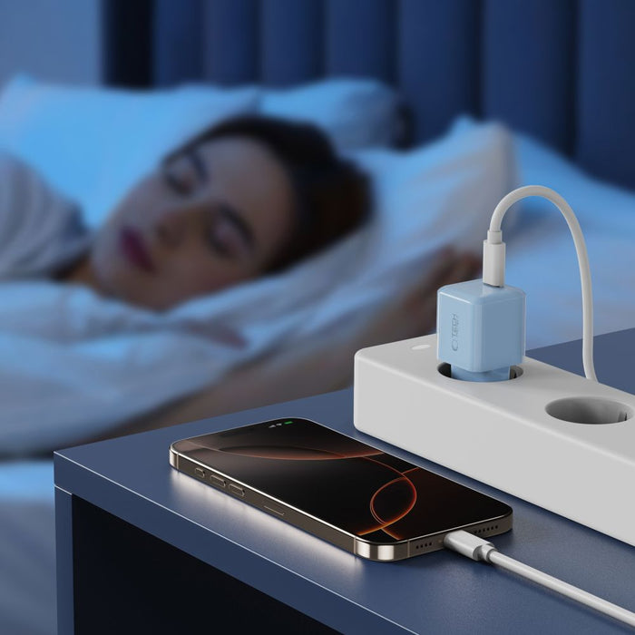 Tech-Protect NCM25 USB-C PD 25W Wall Charger - Blue