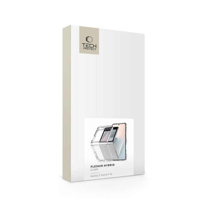 Tech-Protect FlexAir Hybrid Case for Samsung Galaxy Z Flip 6 / 7 FE - Transparent