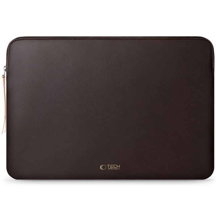 Tech-Protect Fleece Laptop Bag 13-14" - Brown