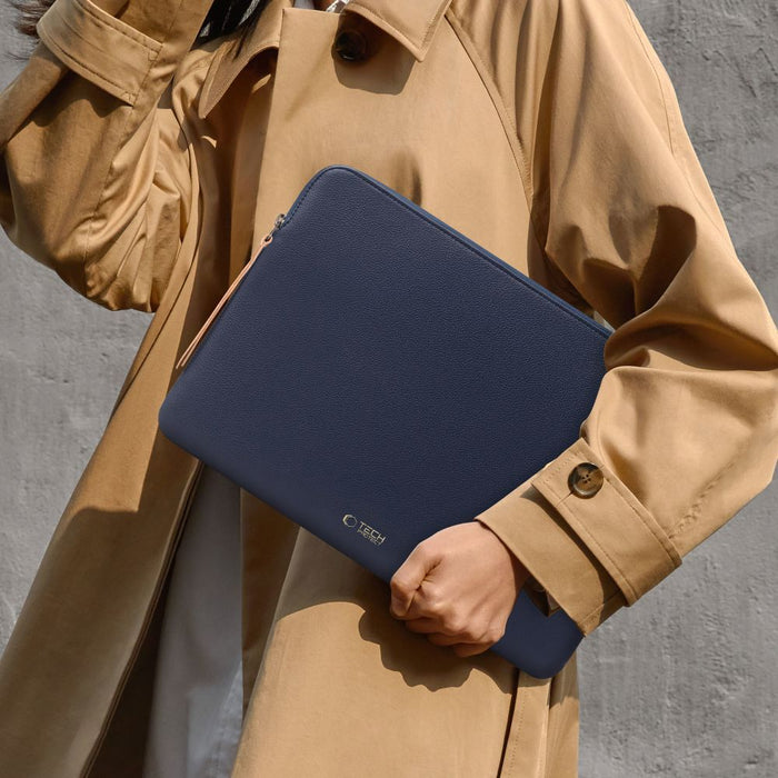 Tech-Protect Fleece Laptop Bag 13-14" - Blue