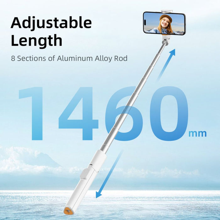 Selfie Stick Tech-Protect L09S with Tripod - White