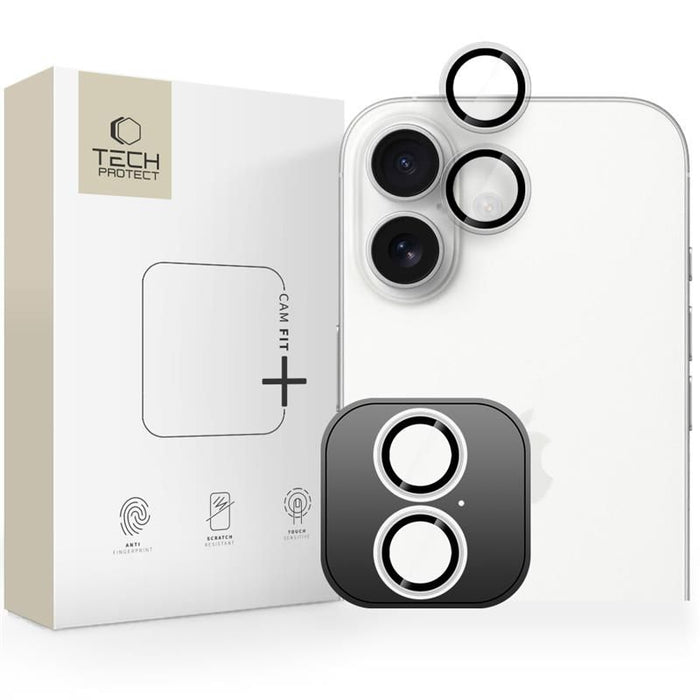 Tech-Protect Camring Fit+ Camera Cover for iPhone 17 - Clear