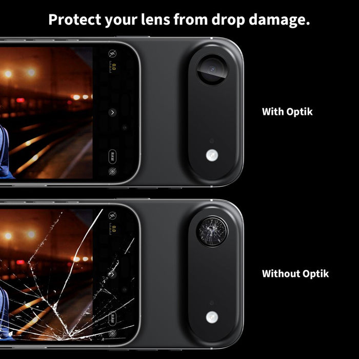 Tech-Protect Camring Fit+ Camera Cover for iPhone 17 Air - Clear
