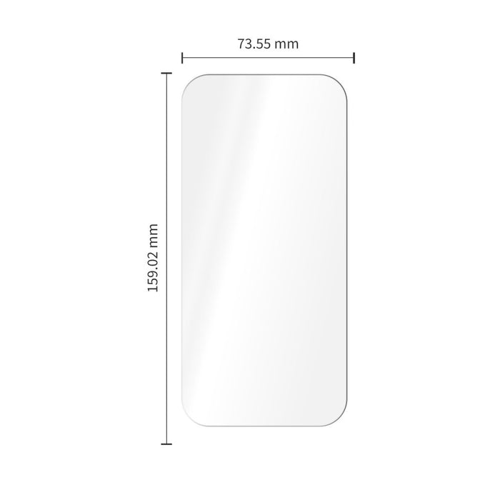 Tech-Protect Glass Fit+ 2-pack tempered glass for iPhone 16 Pro Max / 17 Pro Max - transparent