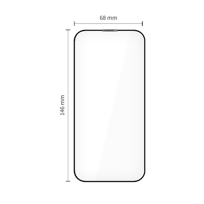 Tech-Protect Quick Set+ 2-pack tempered glass for iPhone 17 Pro - black