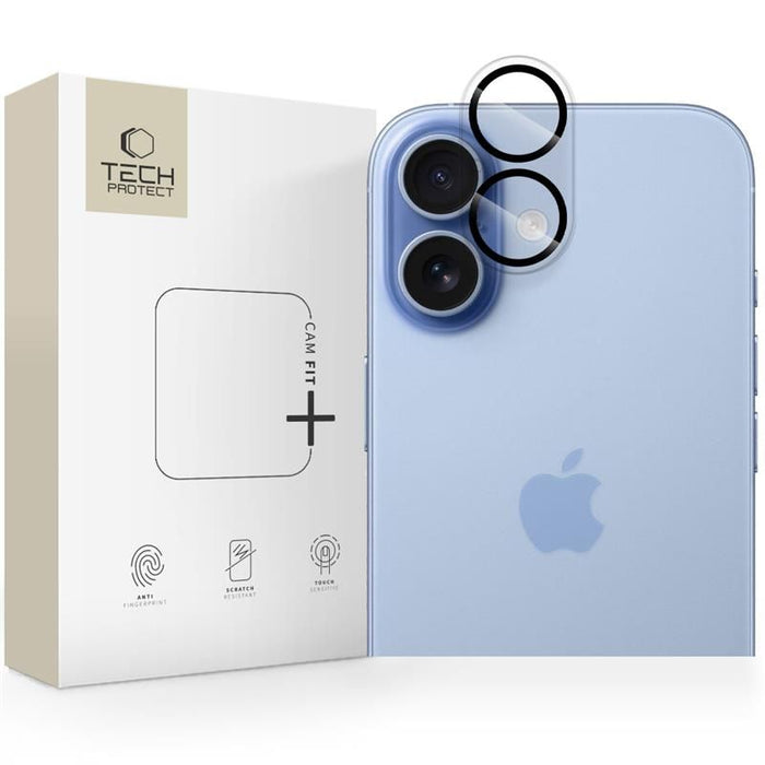 Tech-Protect Cam Fit+ Camera Cover for iPhone 17 - Clear
